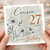 Cousin 27th Birthday Card, Floral Happy Birthday Card