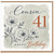 41st Birthday Cousin Card, Happy Birthday Floral Birthday Card