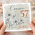 Cousin 57th Birthday Card, Floral Happy Birthday Card for Cousin, 57 Today