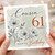 61st Birthday Cousin Card, Happy Birthday Cousin Floral Card