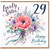 Sister 29th Birthday Card, Lovely Sister Happy Birthday Floral Card