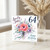64th Birthday Card for Sister, Lovely Sister Happy Birthday Floral Bouquet Card