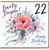 22nd Birthday Daughter Card, Lovely Daughter Happy Birthday Floral Card
