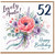 Auntie 52nd Birthday Card, Lovely Auntie Floral Happy Birthday Card