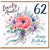 62nd Birthday Card for Auntie, Lovely Auntie Happy Birthday Floral Card