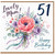 51st Birthday Card for Mum, Lovely Mum Happy Birthday Card