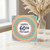 Happy 60th Birthday Card - Colourful Retro Wavy Rings Design - Sixtieth Milestone Card for Him or Her