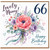 Nanny 66th Birthday Card