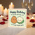 Funny Aloo Gobi Birthday Card - Cute Kawaii Potato & Cauliflower Pun - To My One and Only Aloo - Romantic Birthday Card for Boyfriend, Girlfriend, Husband, Wife or Partner