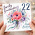 22nd Birthday Card for Granddaughter, Lovely Granddaughter Happy Birthday Floral Card