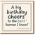 Funny Birthday Card - A Big Birthday Cheers to the Best Human I Know (and most ancient) - Humorous age joke for friends or family
