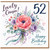 52nd Birthday Card for Cousin, Lovely Cousin Happy Birthday Floral Card
