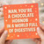 Nan Birthday Card Funny - 'Nan, You're a Chocolate Hobnob in a World Full of Digestives' Biscuit-Themed Humour, Orange with Stars