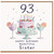 93rd Birthday Card for Sister, Happy Birthday Beautiful Sister Card