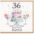 36th Birthday Card for Auntie, Happy Birthday Beautiful Auntie Card