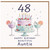 48th Birthday Auntie Card