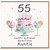 55th Birthday Card for Auntie, Happy Birthday Beautiful Auntie Card