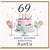 69th Birthday Card for Auntie, Happy Birthday Beautiful Auntie Card