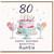 80th Birthday Card for Auntie, Happy Birthday Beautiful Auntie Card