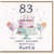 83rd Birthday Card for Auntie, Happy Birthday Beautiful Auntie Card
