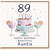 89th Birthday Card for Auntie, Happy Birthday Beautiful Auntie Card