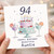 94th Birthday Card for Auntie, Happy Birthday Beautiful Auntie Card