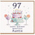 97th Birthday Card for Auntie, Beautiful Auntie Happy Birthday Card