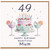 49th Birthday Card for Mum, Happy Birthday Beautiful Mum Card
