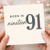 Born in 1991 Birthday Card - Minimal Typographic Year Design, 'nineteen 91' on Neutral Background - Elegant Milestone Card for Him or Her