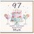 97th Birthday Card for Mum, Happy Birthday Beautiful Mum Card