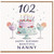 Nanny 102nd Birthday Card