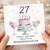27th Birthday Card for Granddaughter, Happy Birthday Beautiful Granddaughter Card