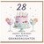 28th Birthday Card for Granddaughter - Happy Birthday Beautiful Granddaughter