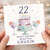 22nd Birthday Card for Cousin, Happy Birthday Beautiful Cousin Card