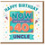 Funny 40th Birthday Card for Uncle - ‘Now That’s What I Call 40’ Balloons and Confetti Design