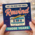 Funny Retro Cassette Tape Birthday Card - I Bet You Wish You Could Rewind Those Years - 80s Nostalgia Humour for Friends and Family