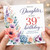 Daughter 39th Birthday Card, Floral With Love Daughter Birthday Card
