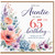 Auntie 65th Birthday Card, With Love Floral Birthday Card
