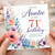 Auntie 71st Birthday Card, With Love Floral Birthday Card