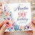 Auntie 99th Birthday Card, With Love Floral Birthday Card