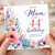 Mum 44th Birthday Card, Floral With Love Birthday Card for Mum