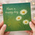 Have a Happy Day Daisy Birthday Card - Cheerful Wildflower Design for Friends and Family