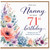 Nanny 71st Birthday Card, Floral With Love Birthday Card