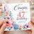 47th Birthday Card for Cousin, Floral Watercolour Birthday Card