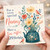 Nanny 109th Birthday Card, Tea - riffic Floral Teapot Design