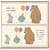 Birthday Card, Just Trying to Make the World a Little Nicer Funny Bear and Rabbit Card