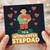 To a Wonderful Stepdad Card - Cute Heart Illustration - Heartfelt Father's Day Card for Stepdad from Son or Daughter