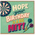 Birthday Card, Hope Your Birthday Is a Big Hit Dartboard Design