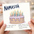 Birthday Card, Namasta Humorous Birthday Cake Card