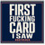 Birthday Card, First Card I Saw Humorous Rude Card
